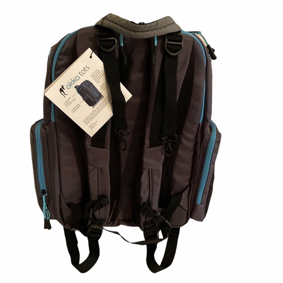 Okkatots Bags Okkatots Travel Baby Depot Backpack Bag Grey Poshmark
